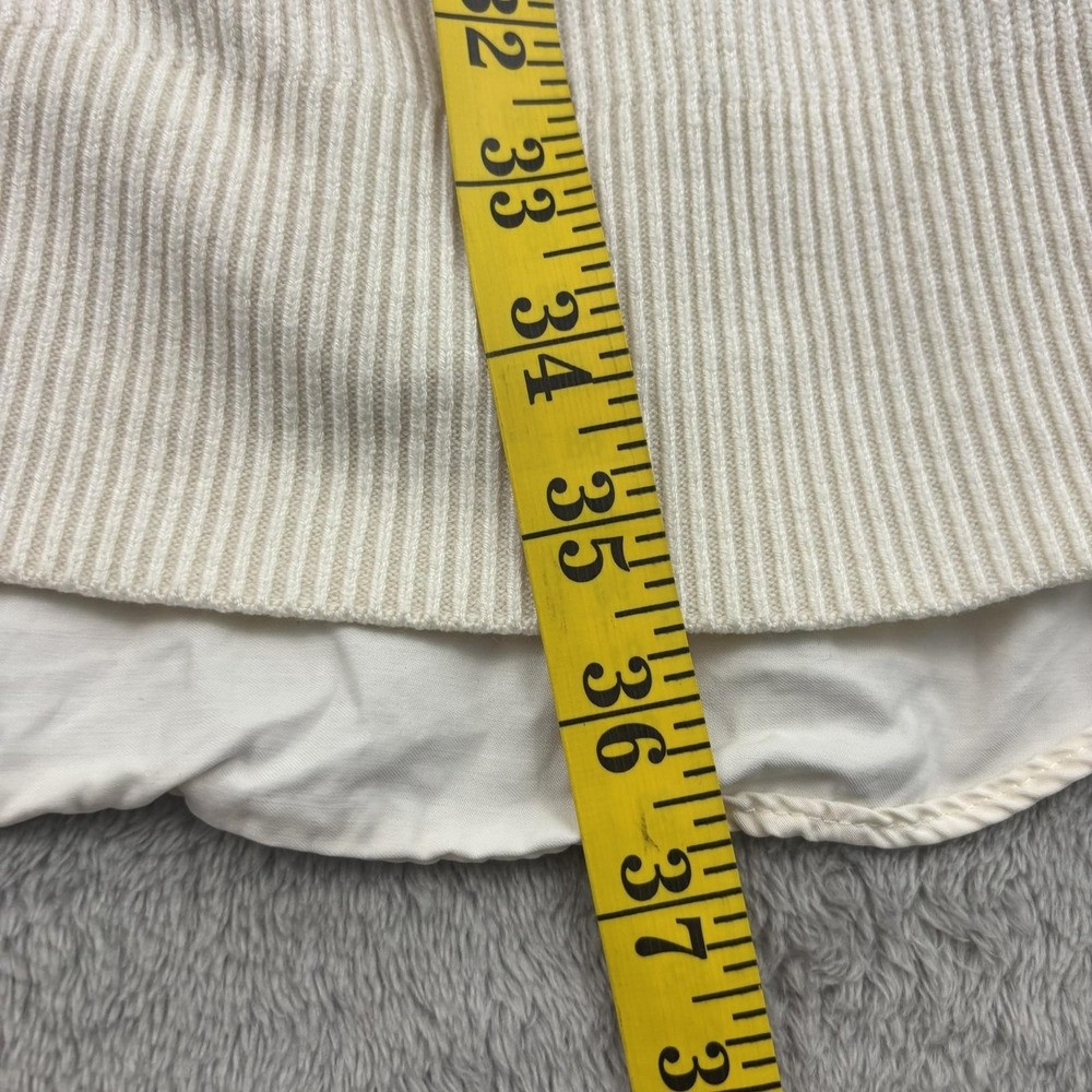 Lululemon Still At Ease Wrap Cardigan Sweater Womens 8 Ivory Cashlu Tencel Lagen - Picture 10 of 13
